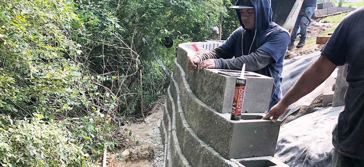 Anderson retainer walls